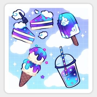 Night Sky Snacks Sticker